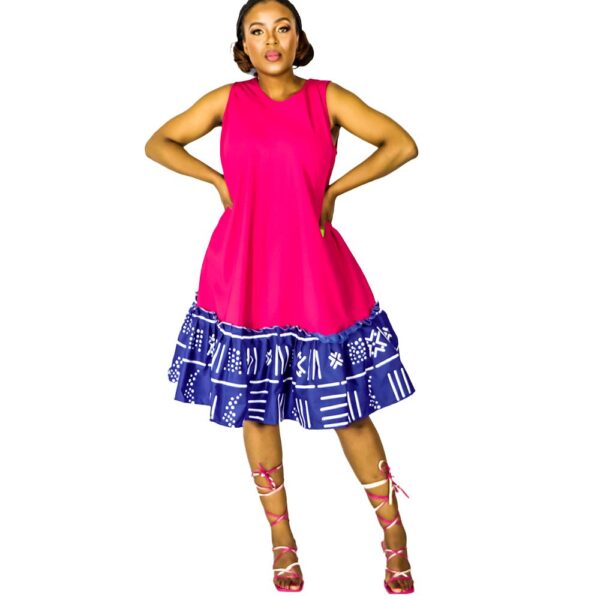 Africa Fashion House Mimi Pink Flare Dress